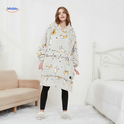 SilentWarmth™ | Verwarmbare hoodie voor jou en je maatje