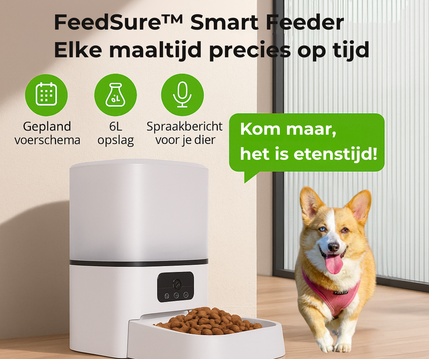 FeedSure™ Smart Feeder | Automatisch, betrouwbaar & slim